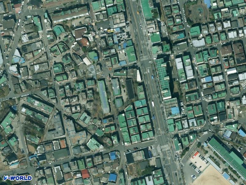 현대연립 항공사진