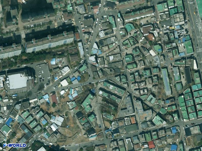전진다세대주택 항공사진