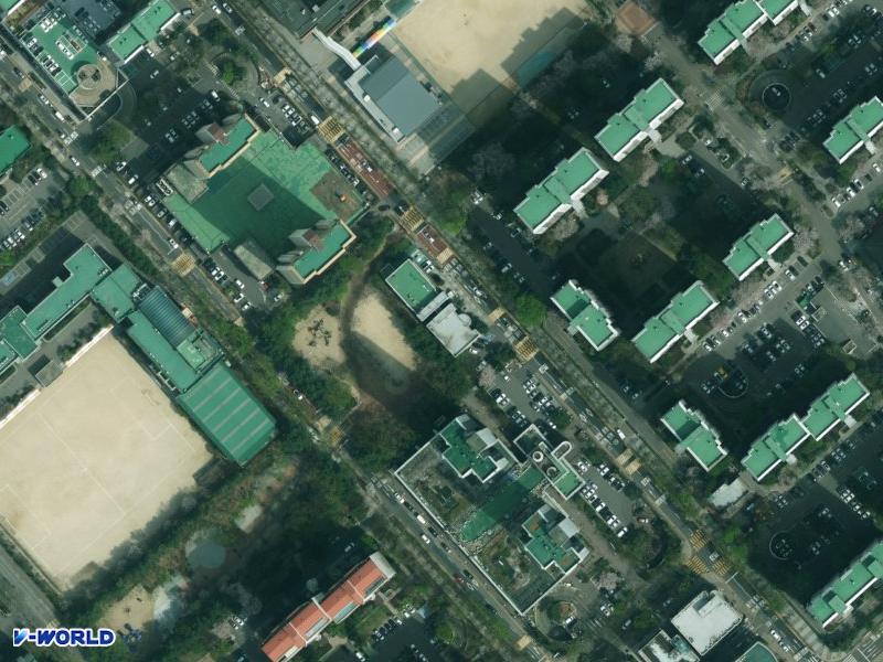 수내양지마을한양2단지(603동) 항공사진