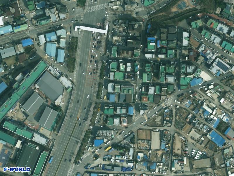 참조은터 항공사진