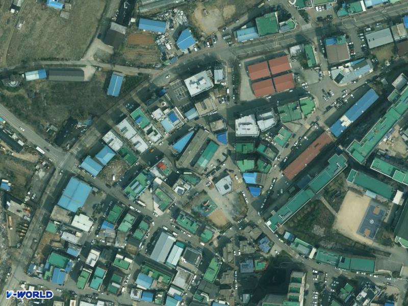 수암연립 항공사진