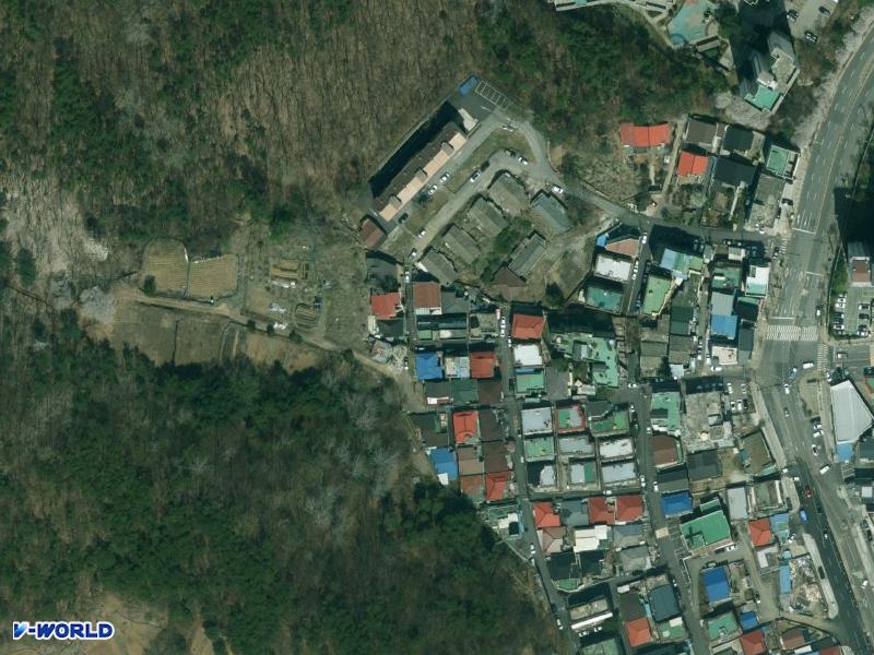 퇴계원리 다세대주택 항공사진