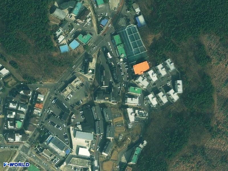 중산동 삼성캐슬 항공사진
