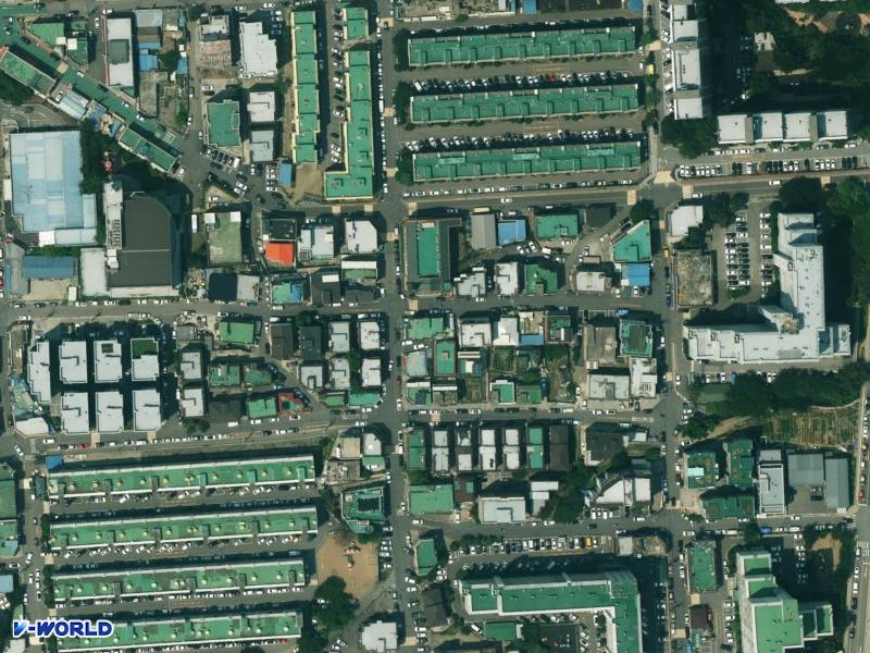 장미다세대 항공사진