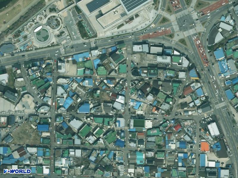 평화주택 항공사진