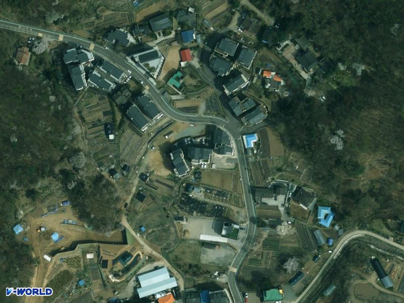 라온빌리지 항공사진