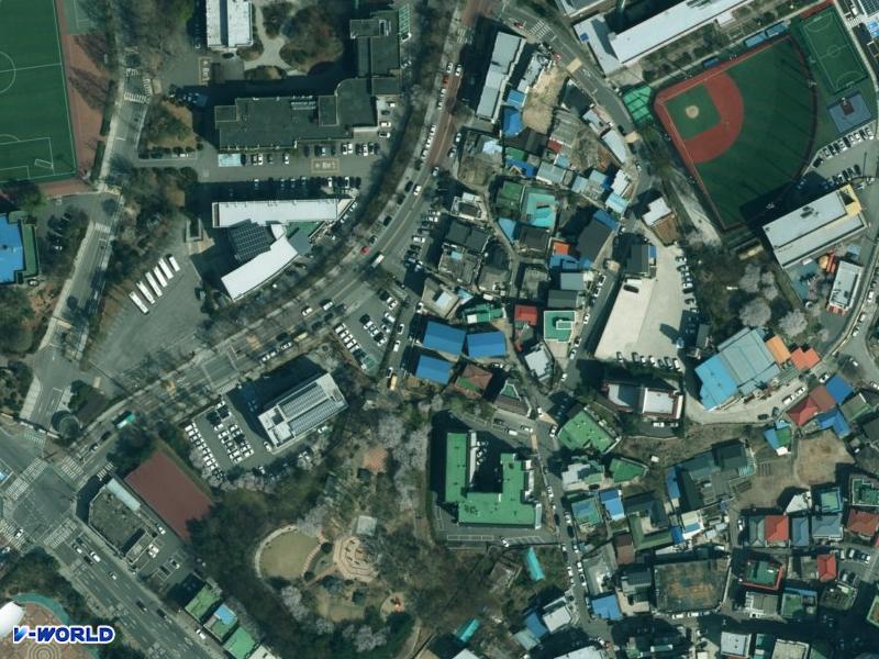 다세대주택 항공사진