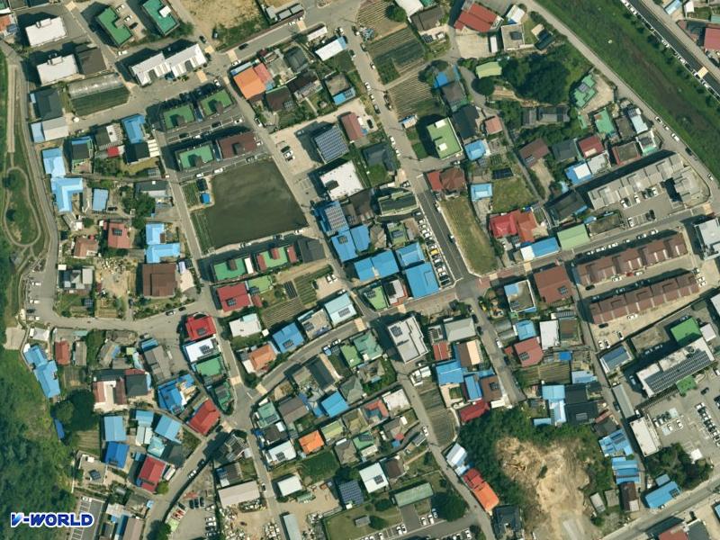 장신다세대주택 항공사진