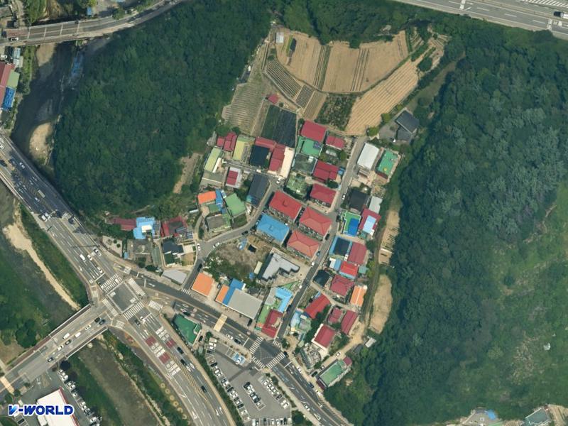 한양주택 항공사진