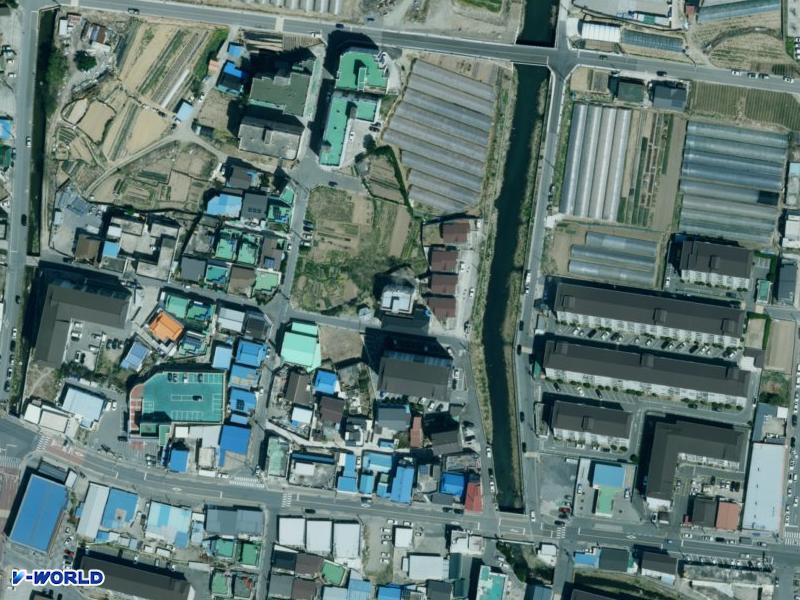 도화다세대 항공사진