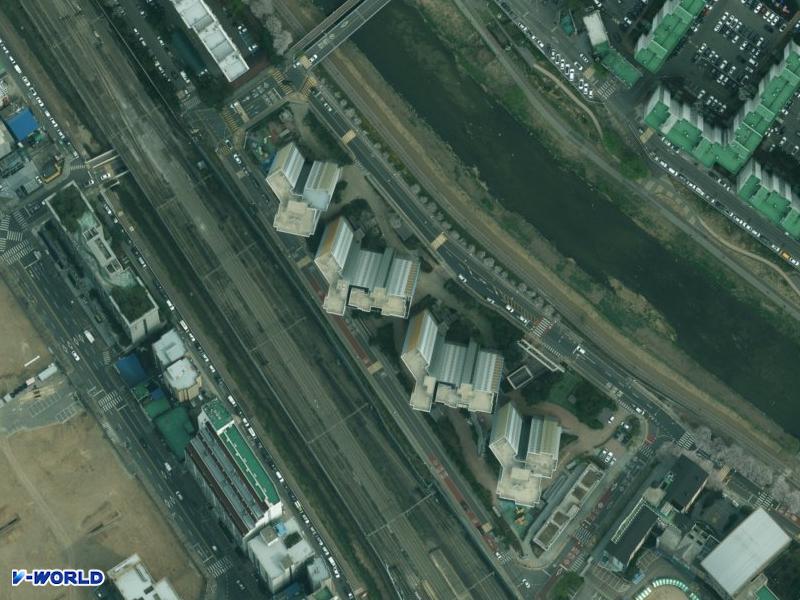 안양역 한양수자인 리버파크 항공사진
