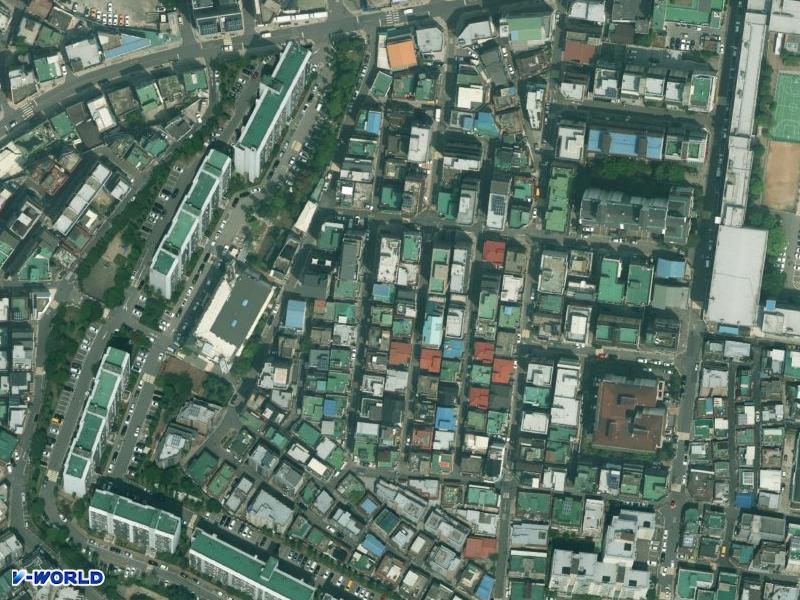 행운주택 항공사진