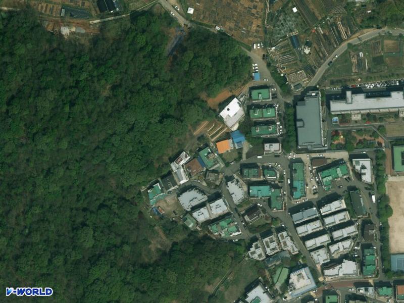 궁골 별장빌 항공사진
