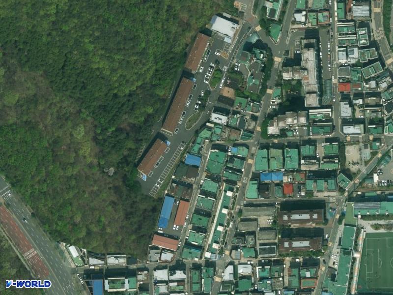 전원빌라 항공사진