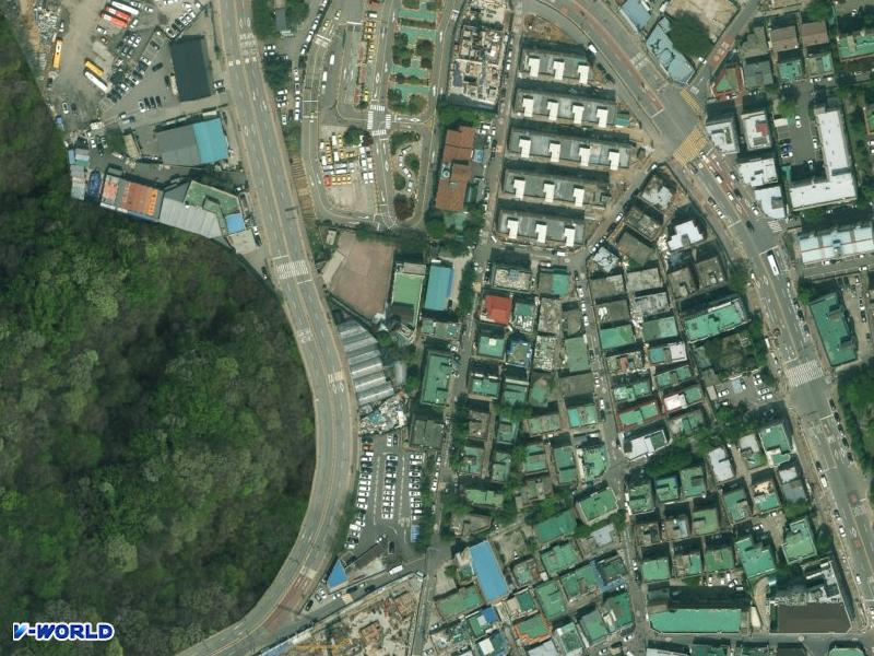 정화다세대주택 항공사진