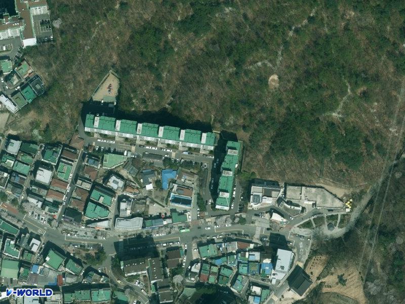 상계수락현대 항공사진