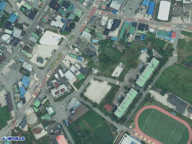 한전케이피에스(주) 홍농사택 항공사진
