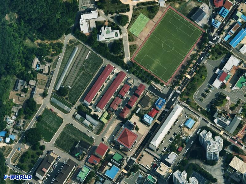미산빌라 항공사진