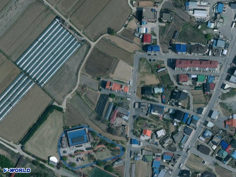 예술주택 항공사진