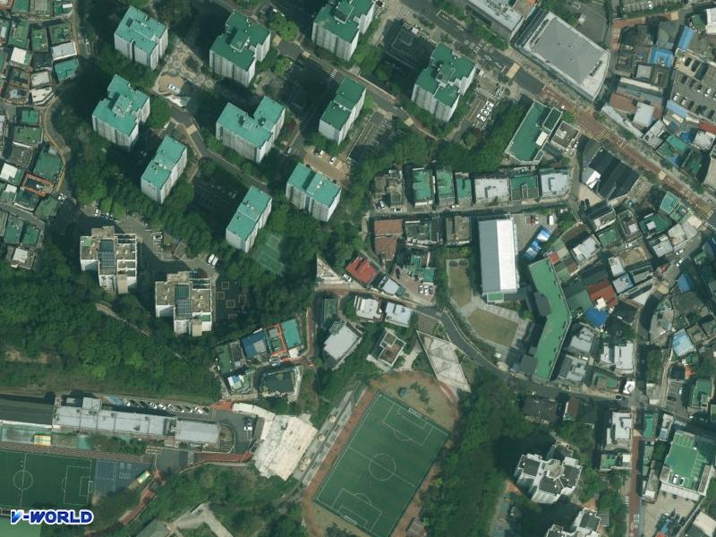 만리동다세대 항공사진