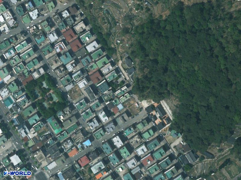 산장빌라 항공사진