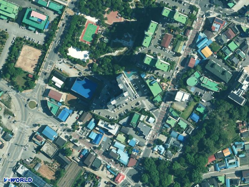 구교 센트럴파크 항공사진