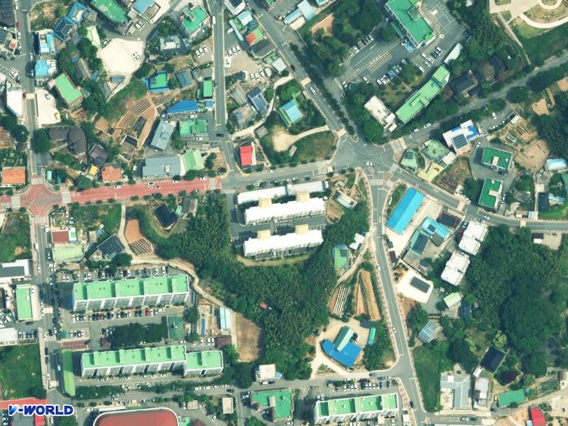 우진레디앙스 102동 항공사진