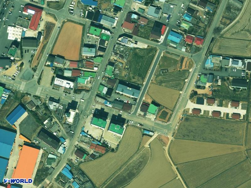 전원주택 항공사진