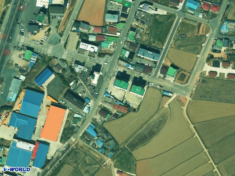 한성아파트 2동 항공사진