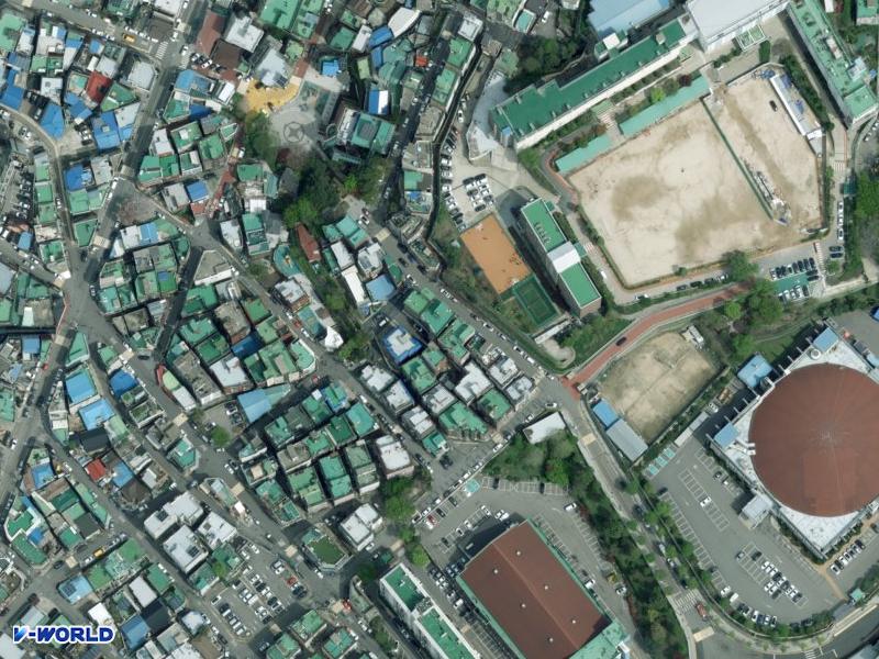 영산빌라 항공사진