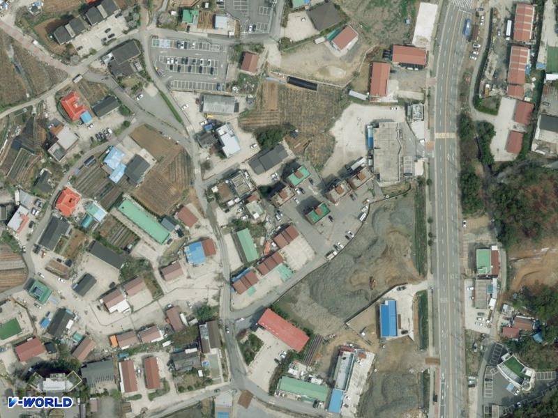 왕산주택 항공사진