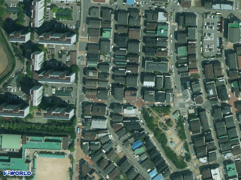 삼성타운 명왕 항공사진