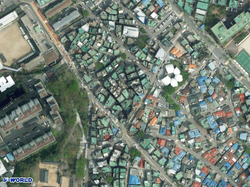 기산빌라 항공사진