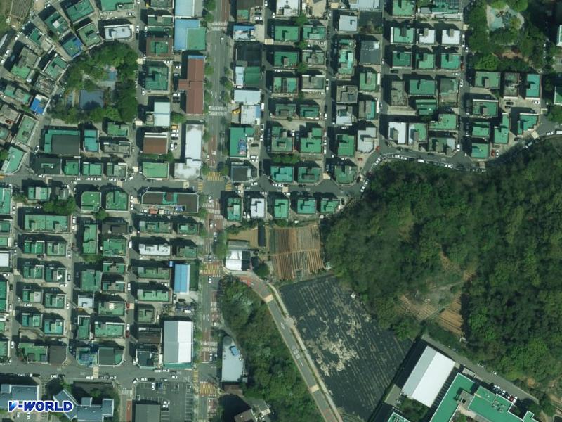 공촌마을 항공사진