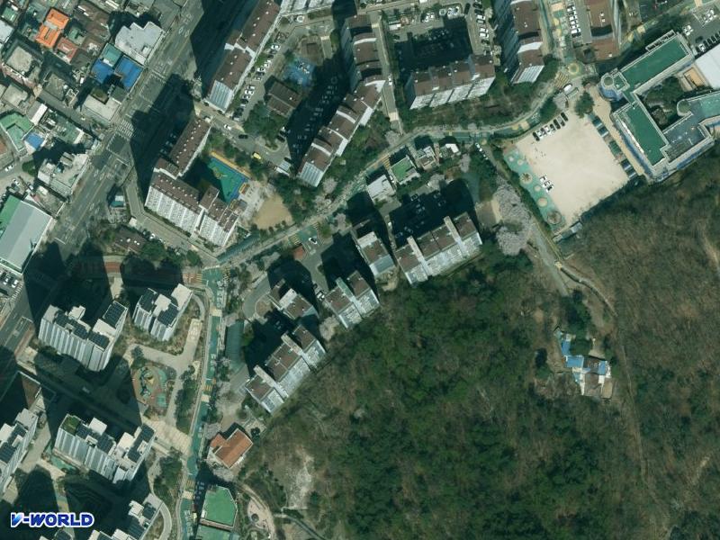 상계청암1단지 항공사진