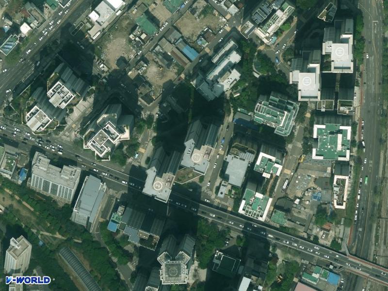 용산 KCC 웰츠타워 항공사진