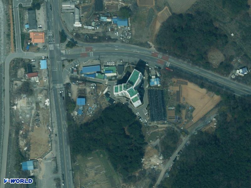 아산만우경 항공사진