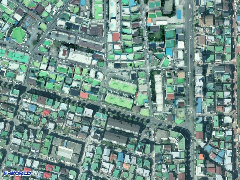 덕산 항공사진