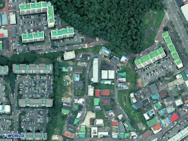양산동 연립주택 항공사진