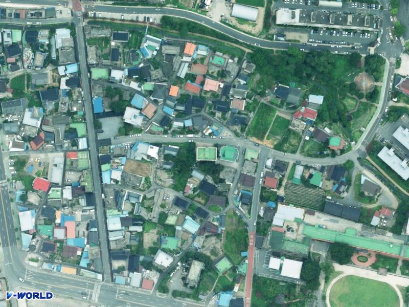 아산 항공사진