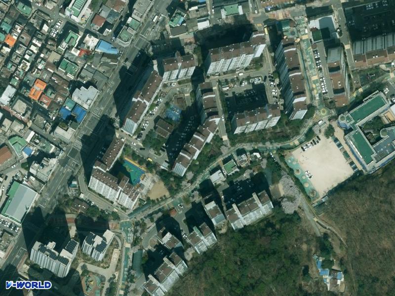 상계동아불암 항공사진