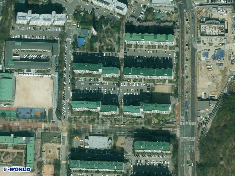 중계주공4단지 항공사진