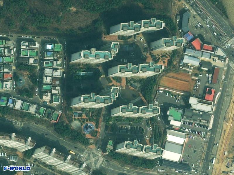 풍동숲속마을9단지성원상떼빌 항공사진