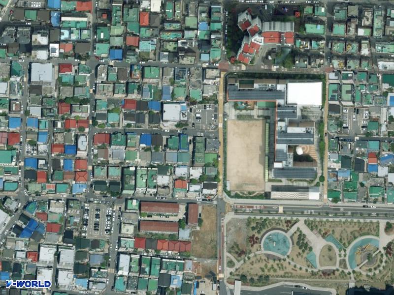 삼성캐스빌 항공사진