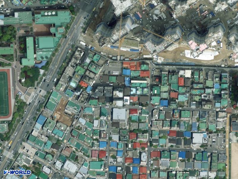 삼성주택 항공사진