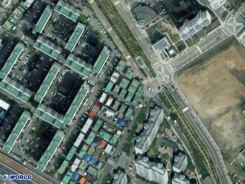 목화빌라 항공사진