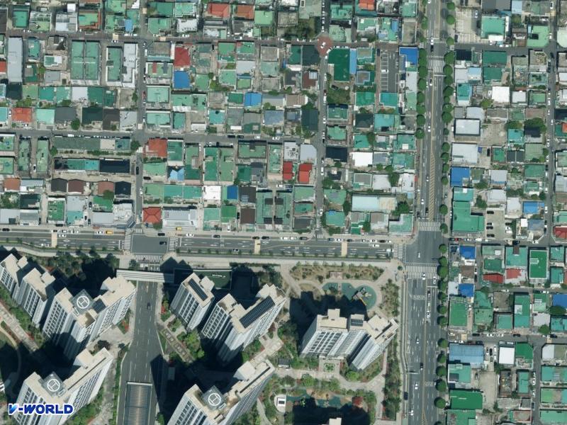 황토빌리지(A)동 항공사진