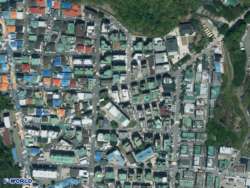 전원빌라 항공사진