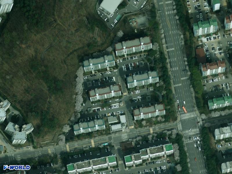두산1단지 항공사진