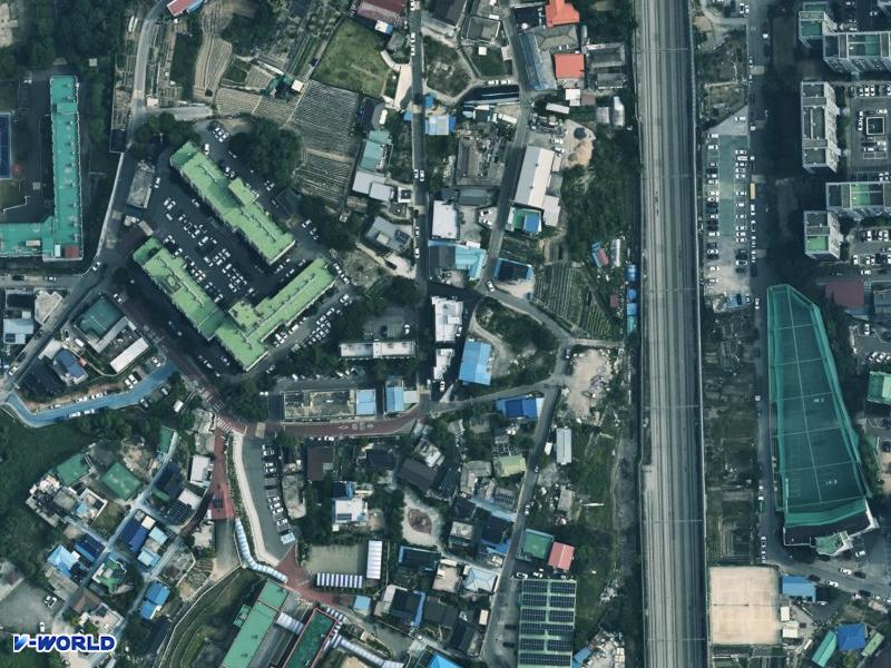 모현다세대주택 항공사진